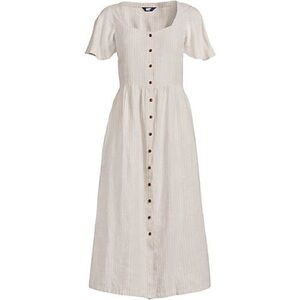 Pinstripe Linen Dress